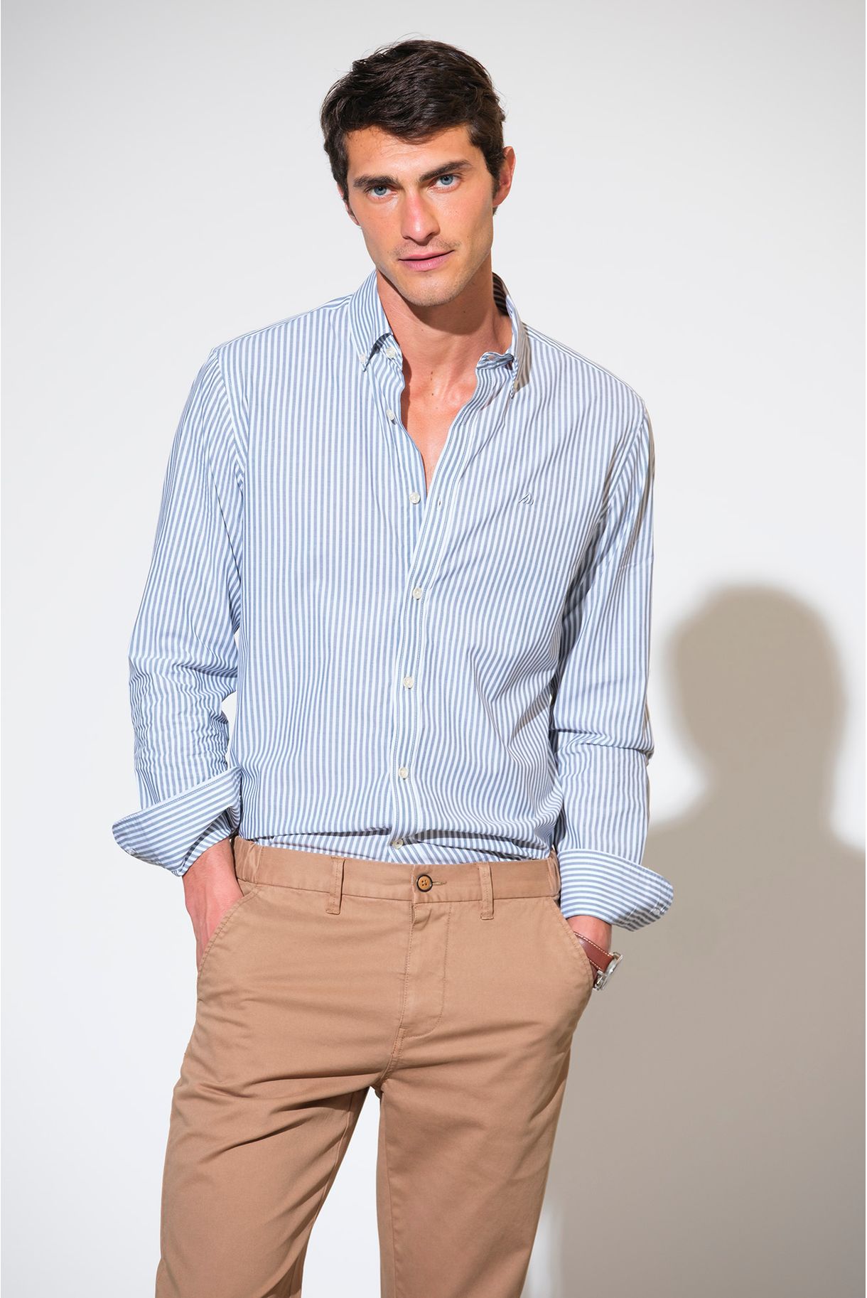 STRIPE POPLIN SHIRT