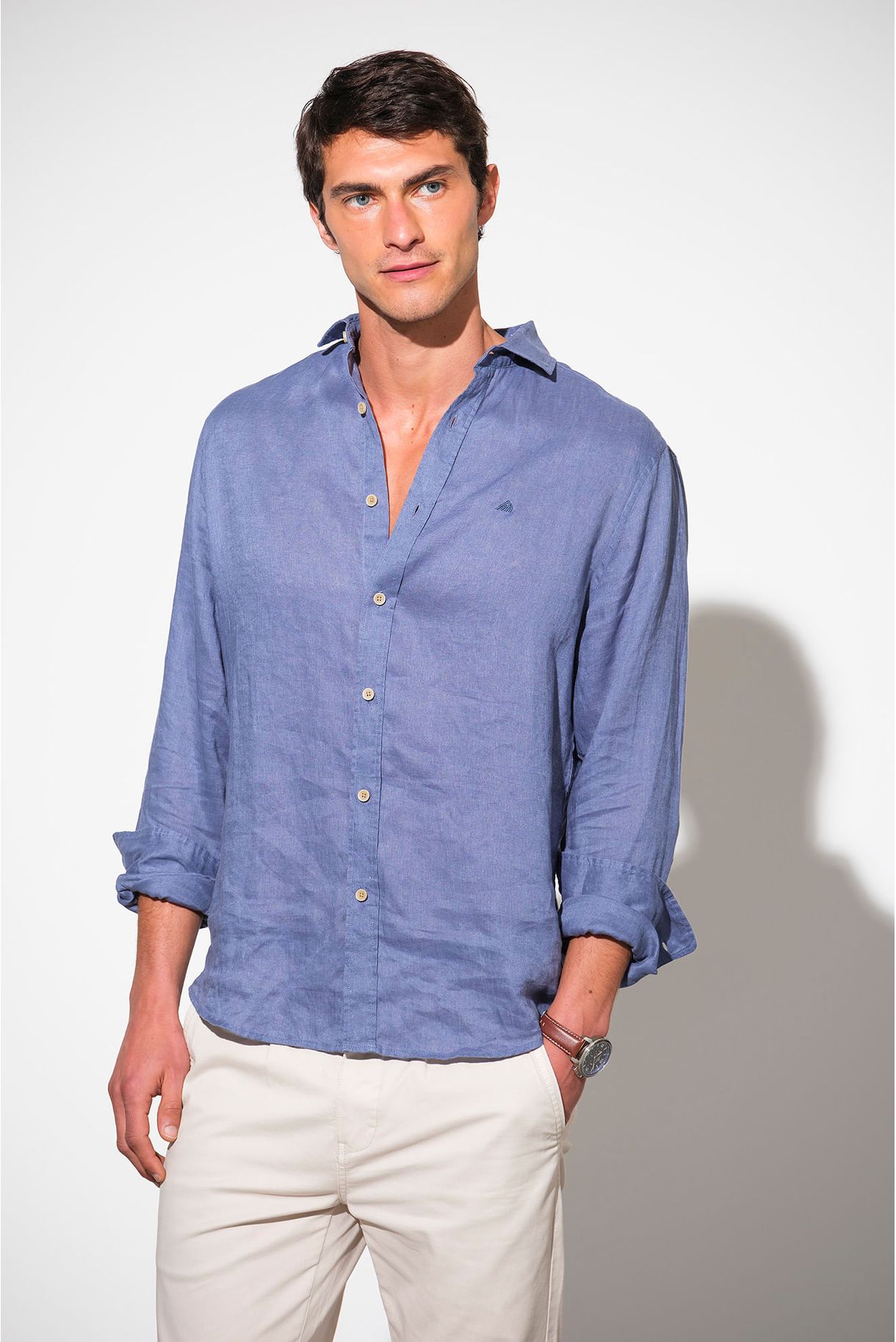 CAMISA BÁSICA 100% LINHO