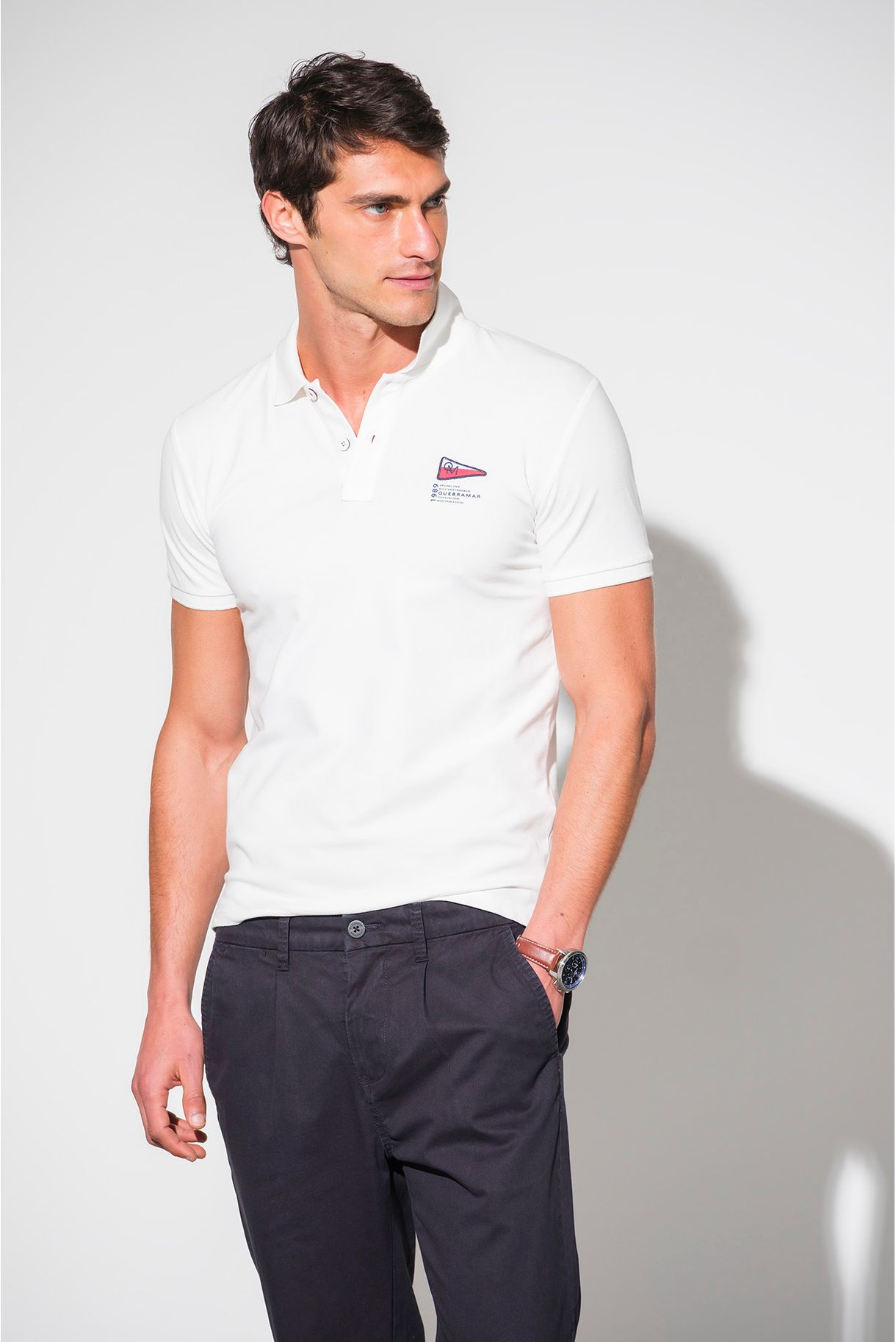 POLO PIQUET COM BADGE