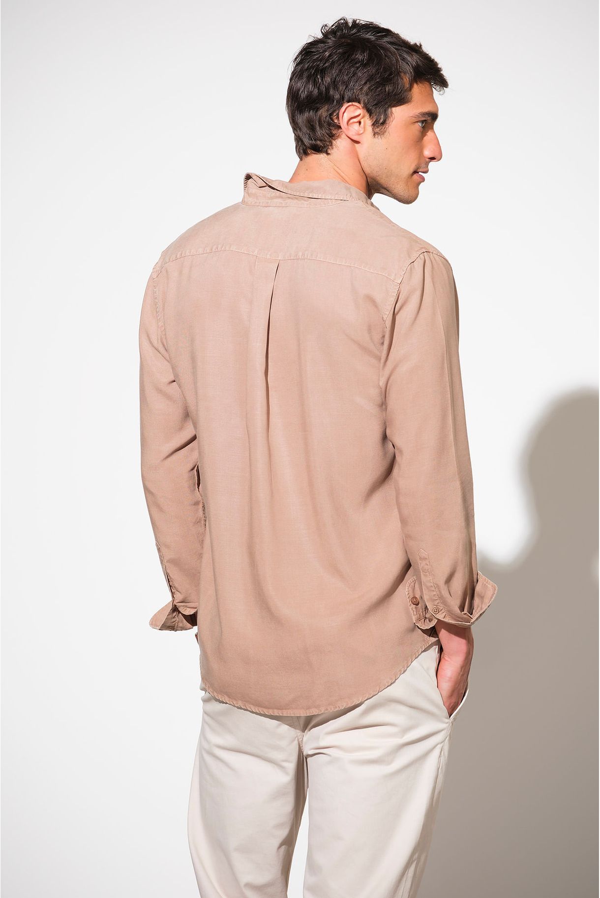 REGULAR FIT SHIRT IN TENCEL