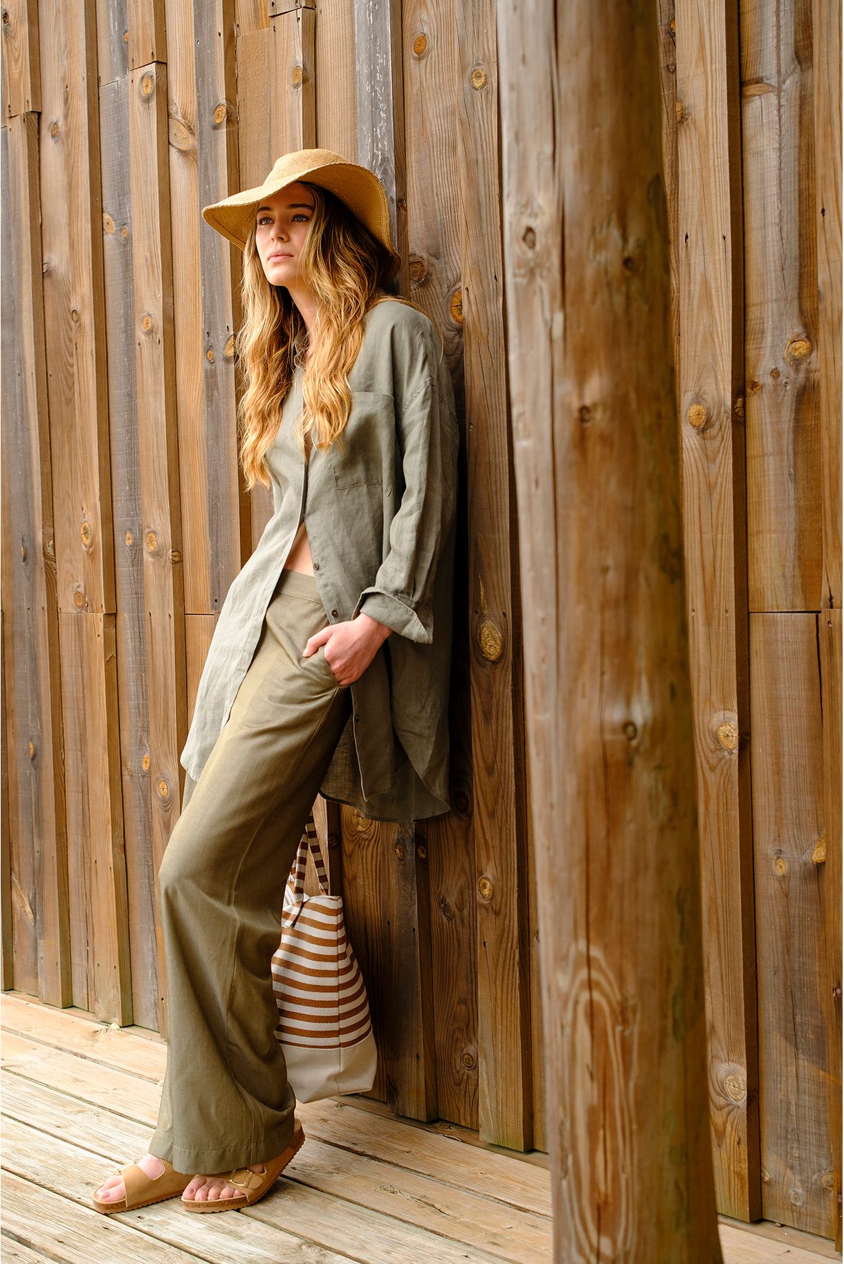 TÚNICA 100% LINHO LOOSE FIT