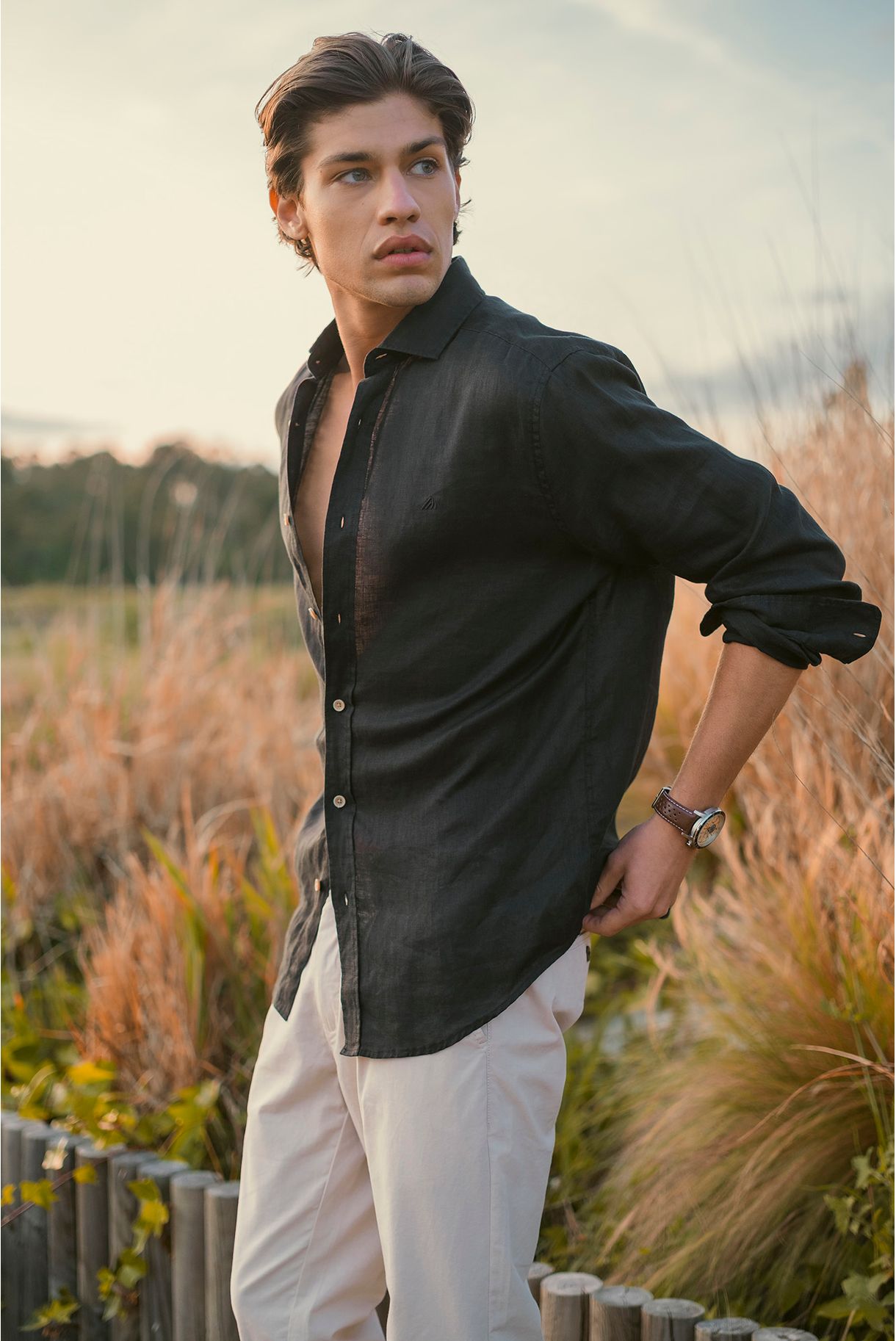 CAMISA BÁSICA 100% LINHO