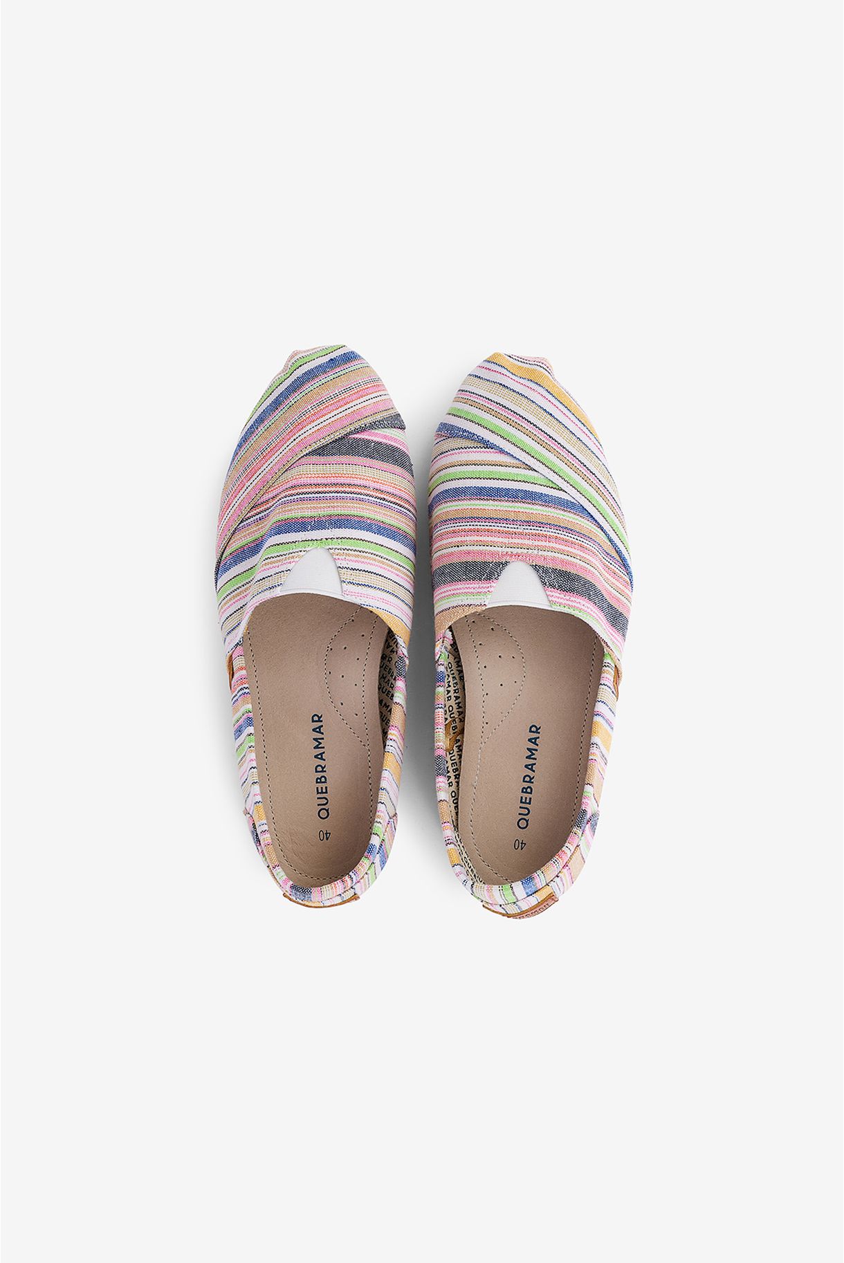ALPERCATAS COM RISCAS MULTICOLOR
