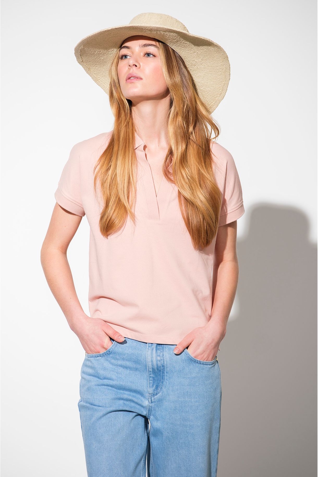 POLO EM PIQUET LOOSE FIT