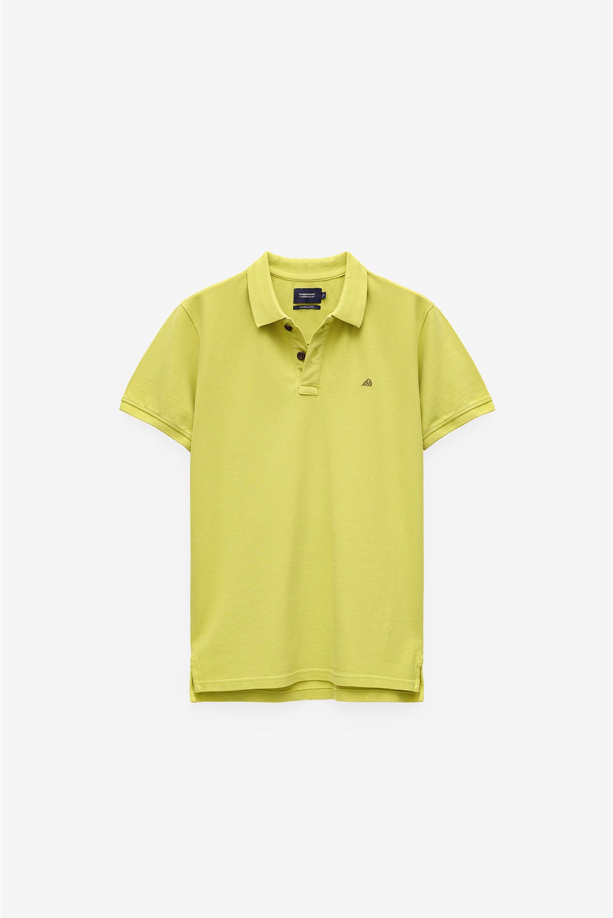 POLO PIQUET COM ESTAMPADO NA GOLA