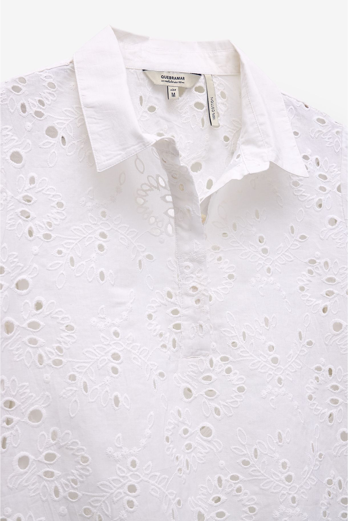 CAMISA EM BORDADO INGLÊS