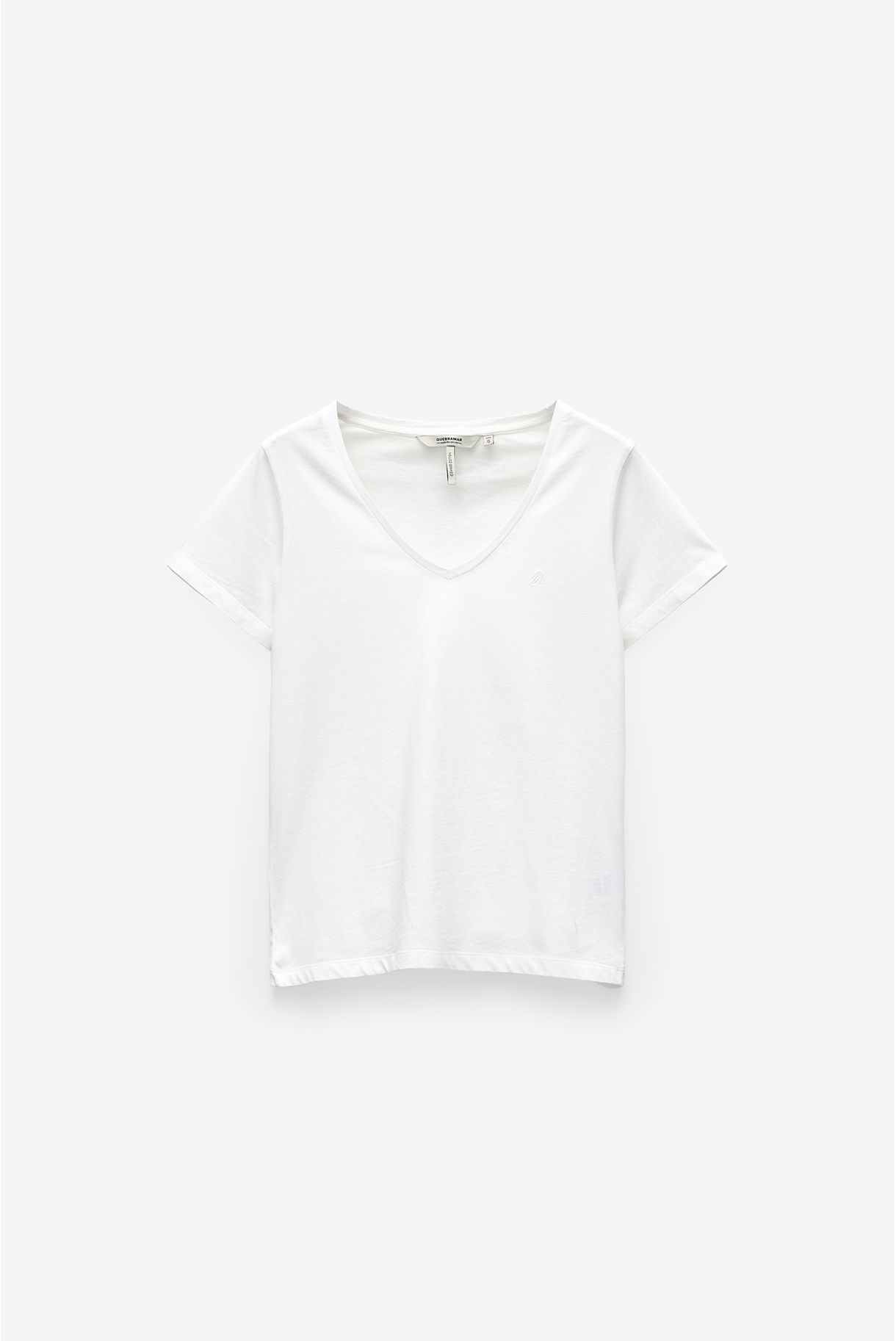 T-SHIRT BÁSICA DECOTE EM V