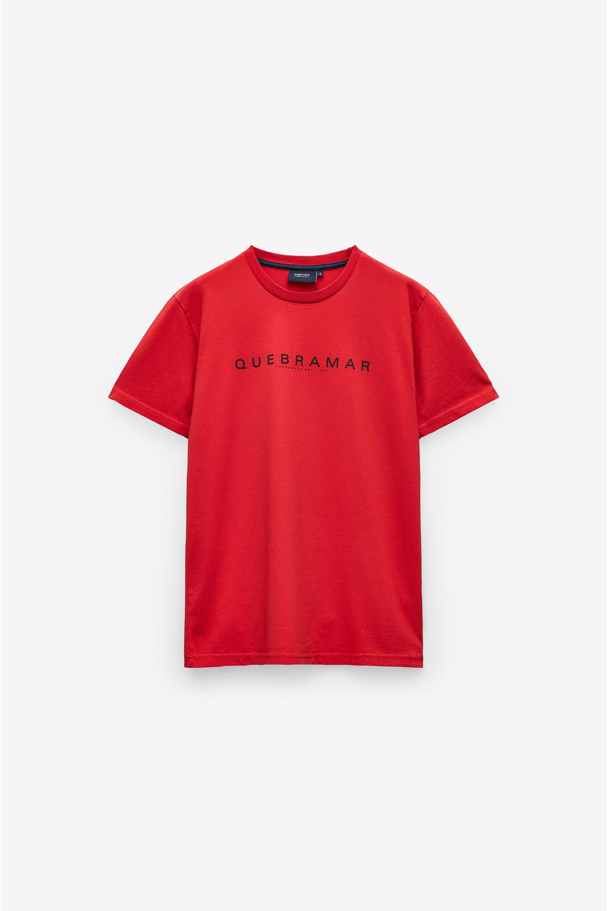 T-SHIRT BÁSICA COM PRINT QUEBRAMAR