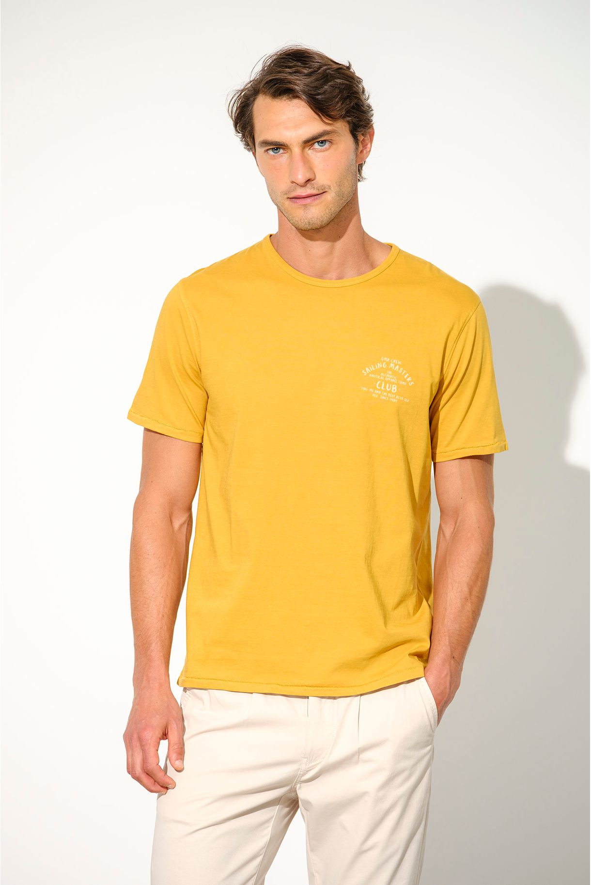 T-SHIRT COM PRINT SAILING MASTERS