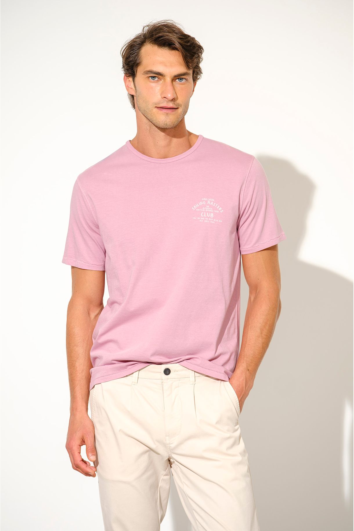 T-SHIRT COM PRINT SAILING MASTERS