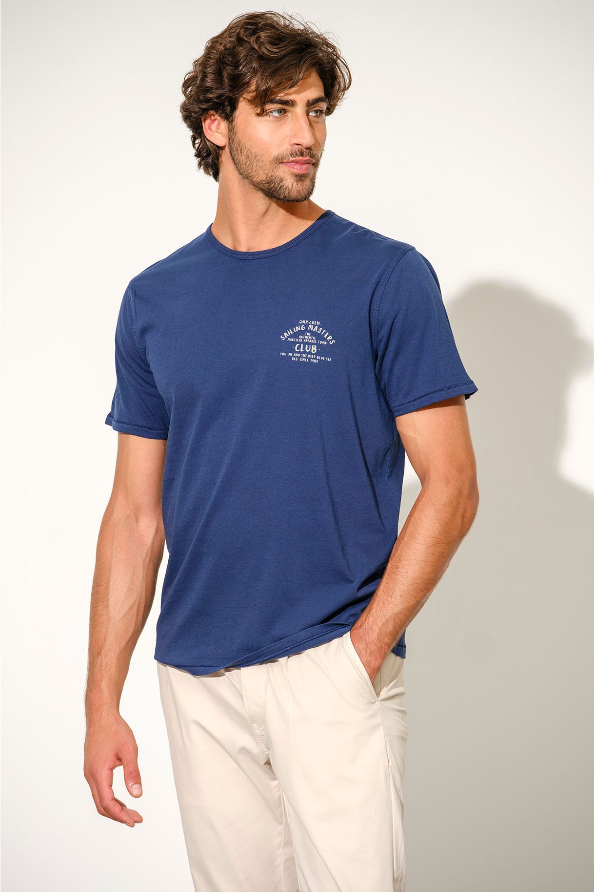 T-SHIRT COM PRINT SAILING MASTERS