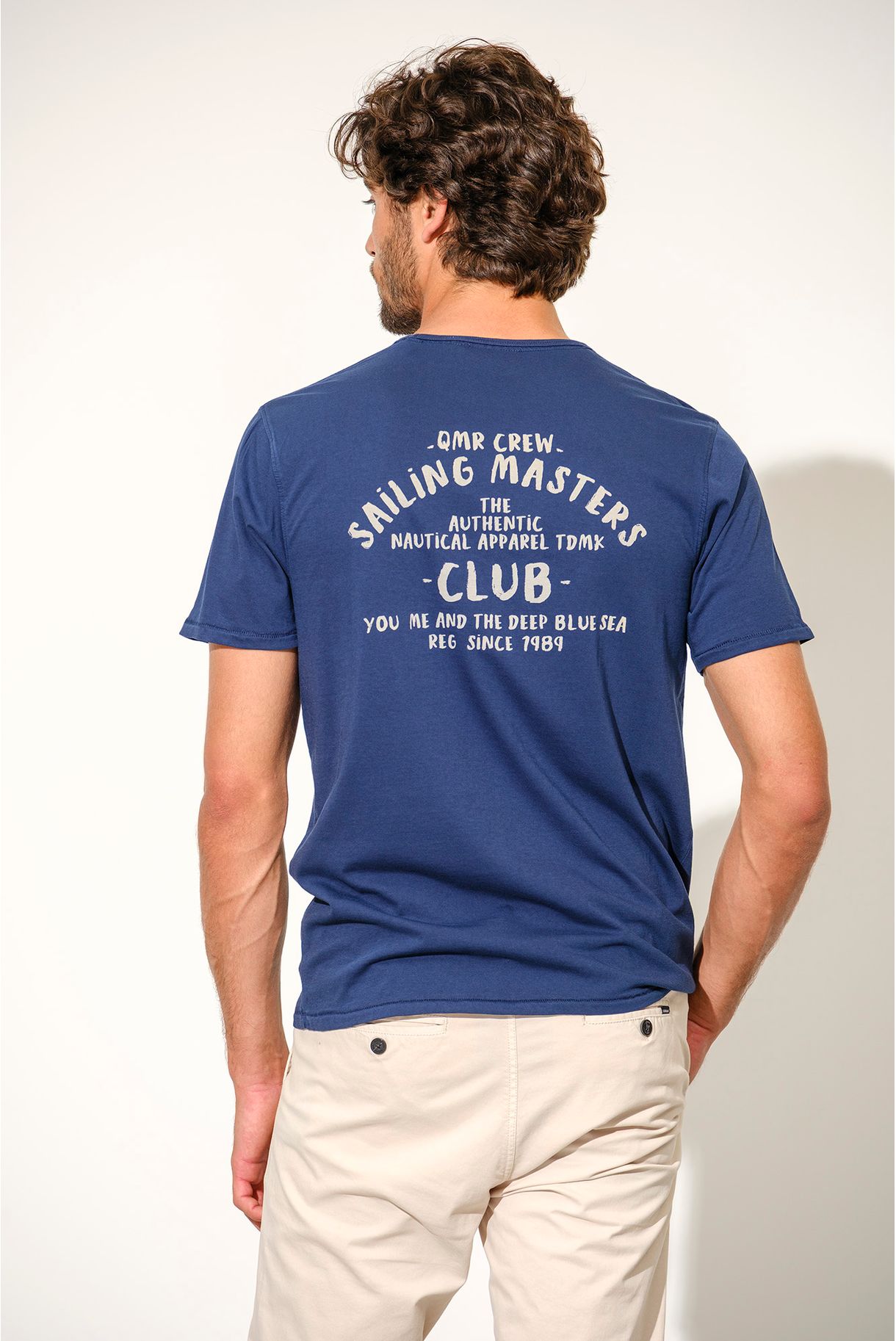 T-SHIRT COM PRINT SAILING MASTERS