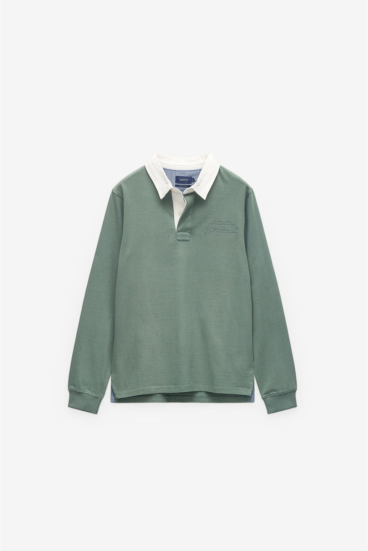 POLO JERSEY COM BORDADO