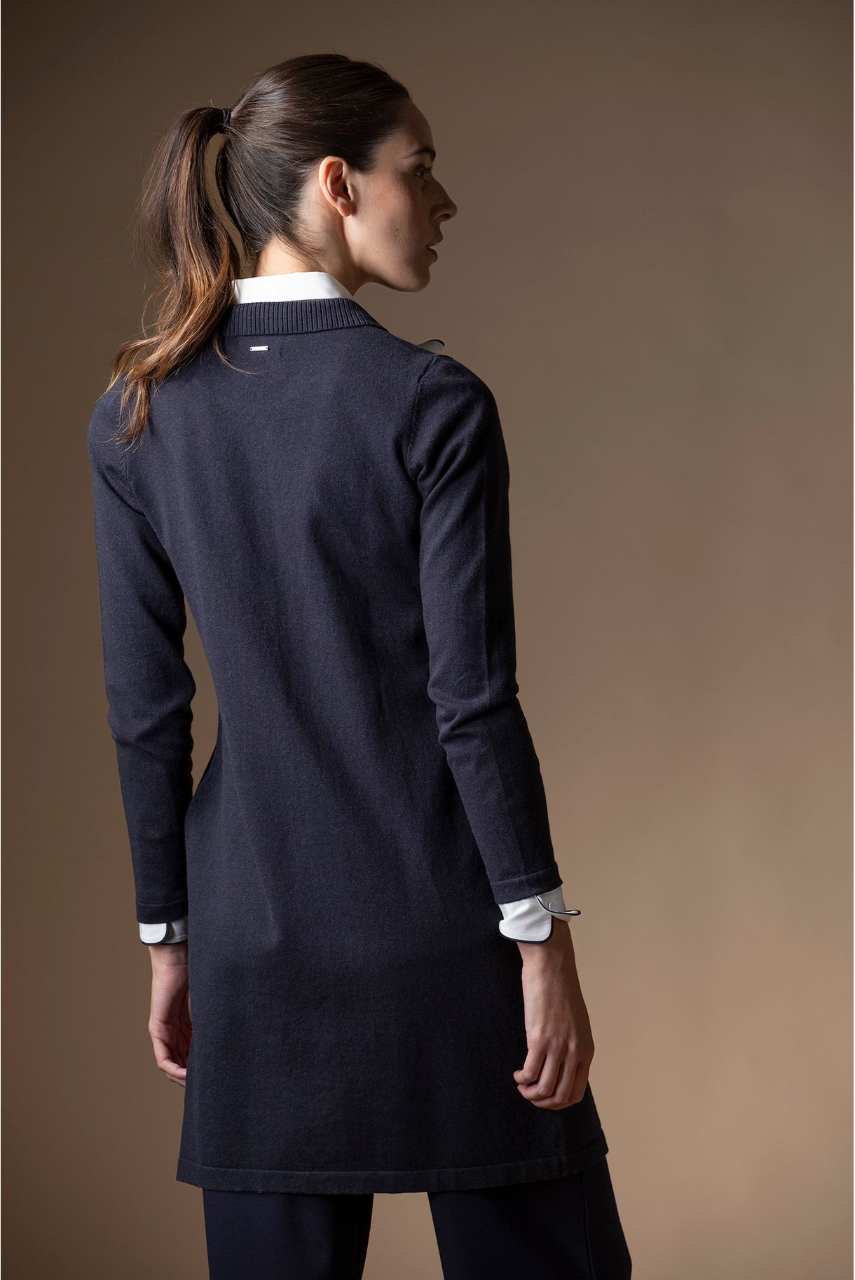 VESTIDO MALHA COM BOTÕES