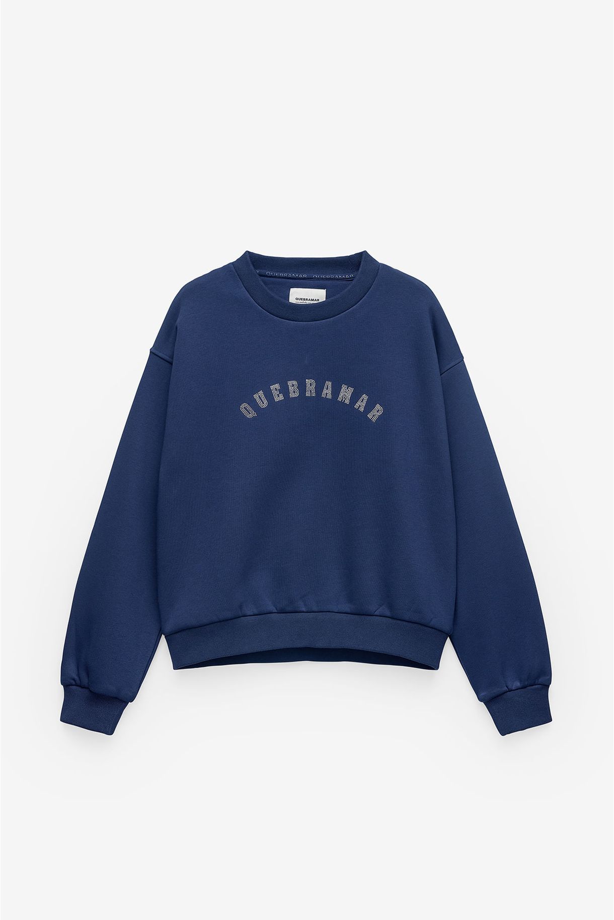 SWEATSHIRT COM LETTERING QUEBRAMAR
