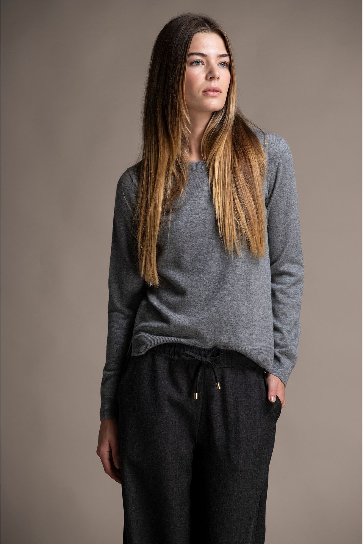 WIDE LEG PANTS WITH TIES