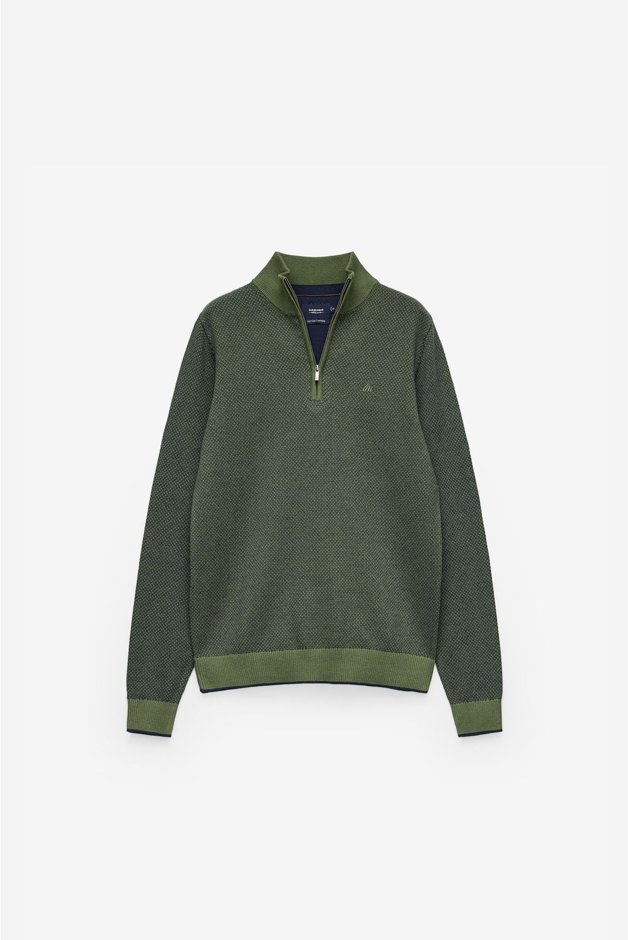 JACQUARD SWEATER WITH CASHMERE