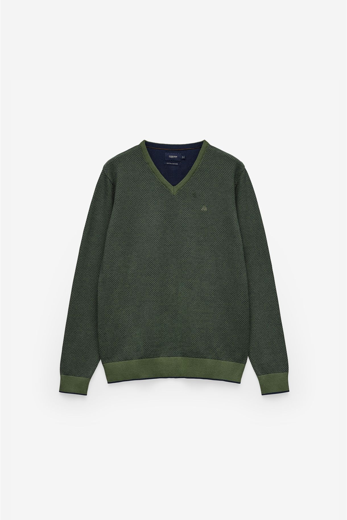 CAMISOLA JACQUARD COM CAXEMIRA