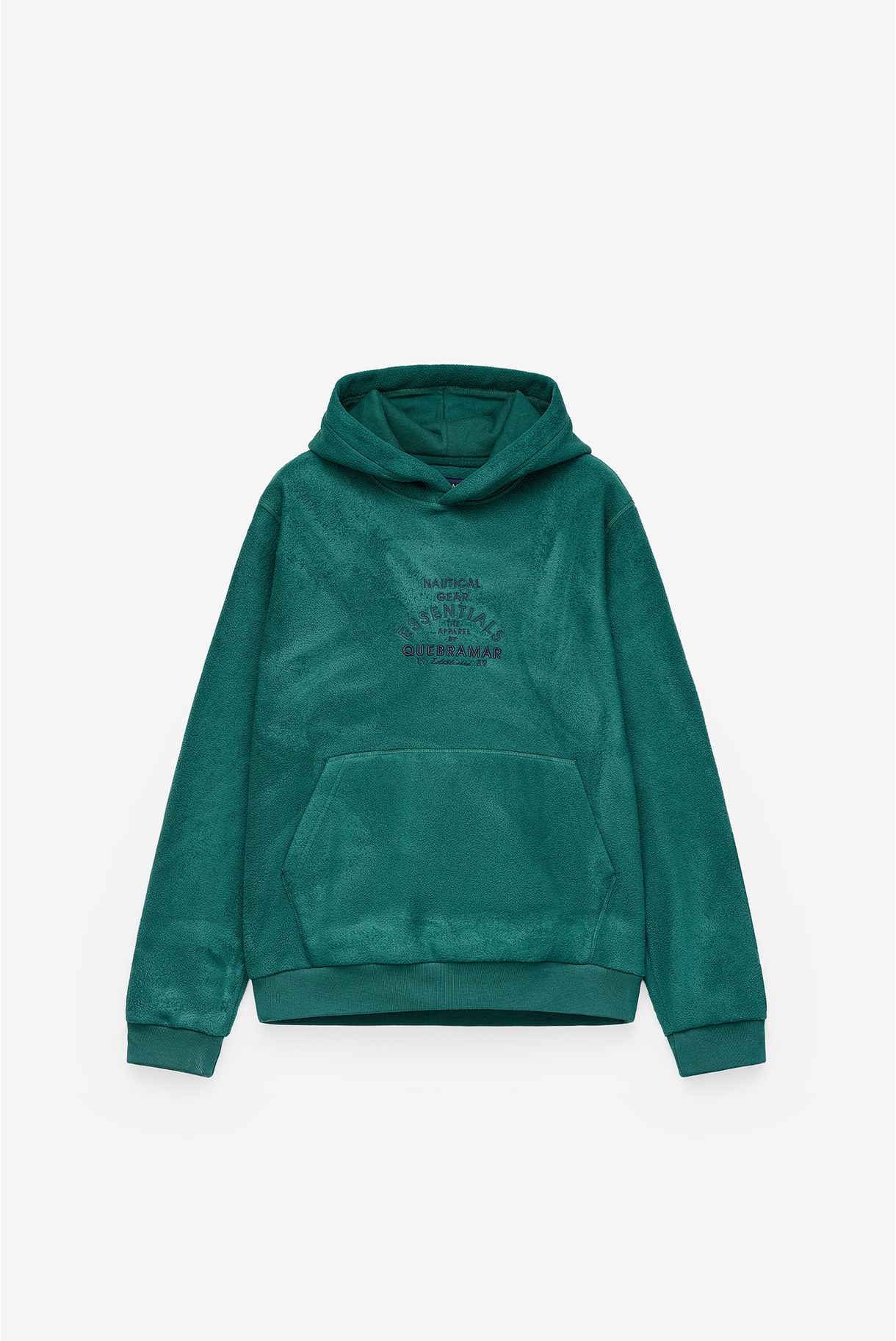 FLEECE WITH HOOD AND POCKET