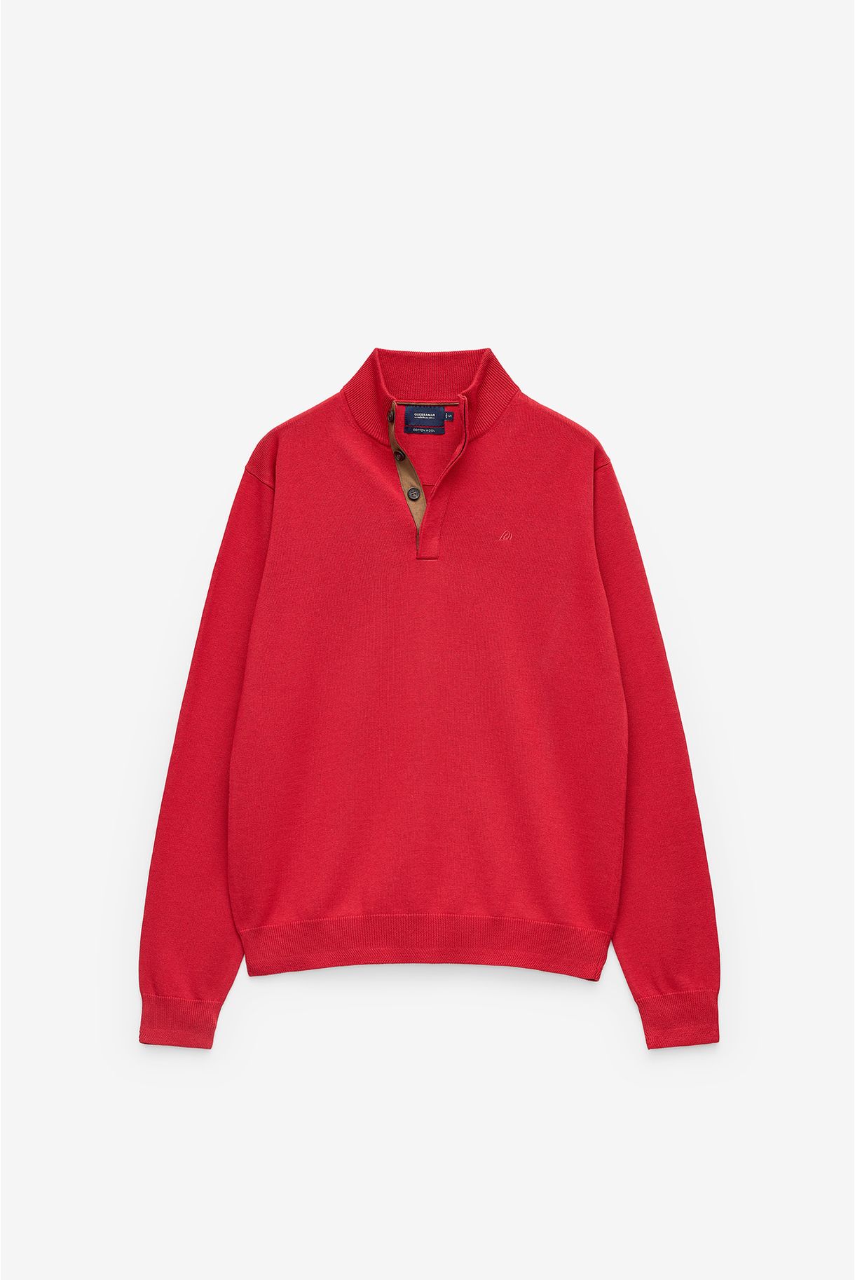 CAMISOLA BÁSICA EM ALGODÃO E LÃ