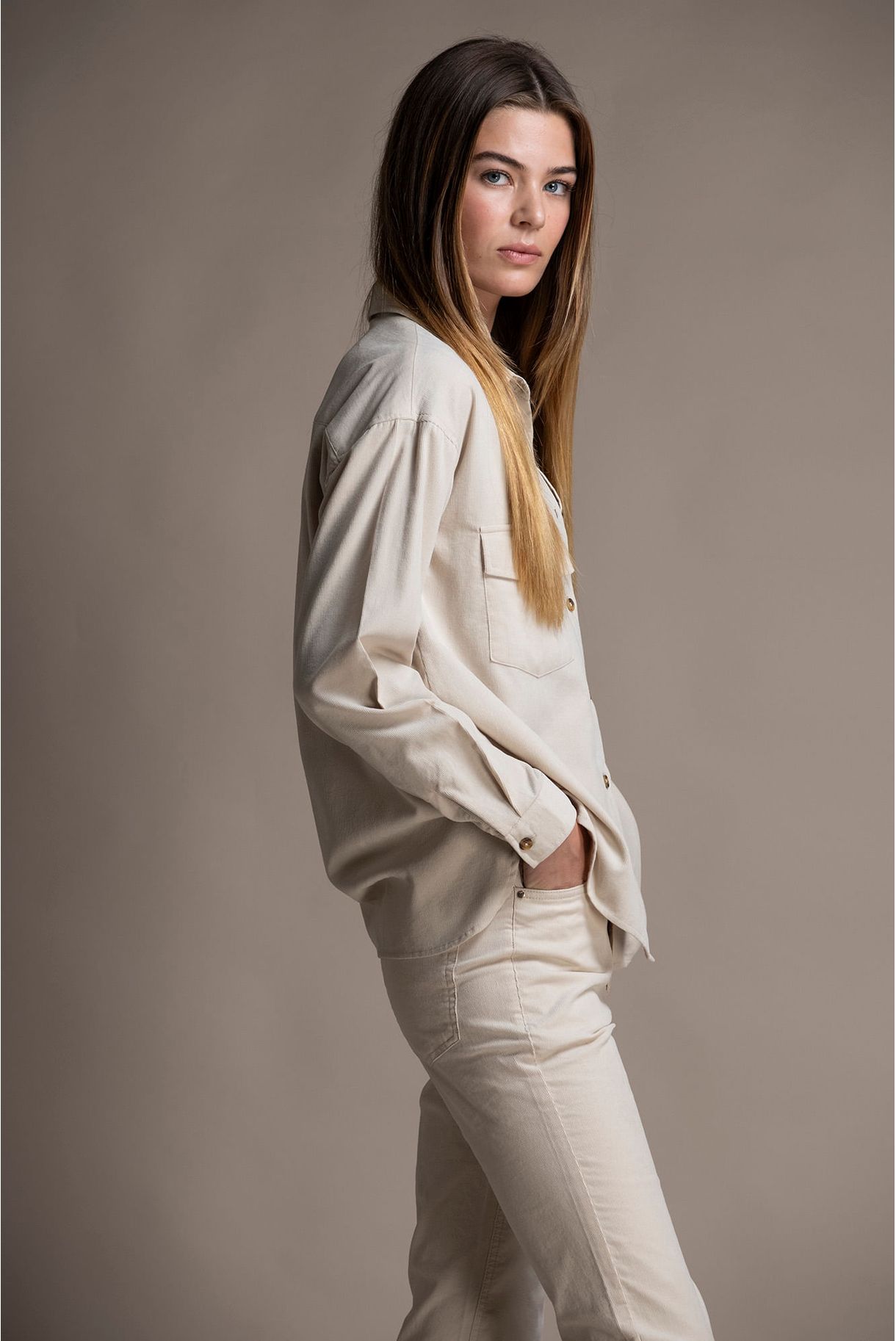 CAMISA BOMBAZINA OVERSIZE