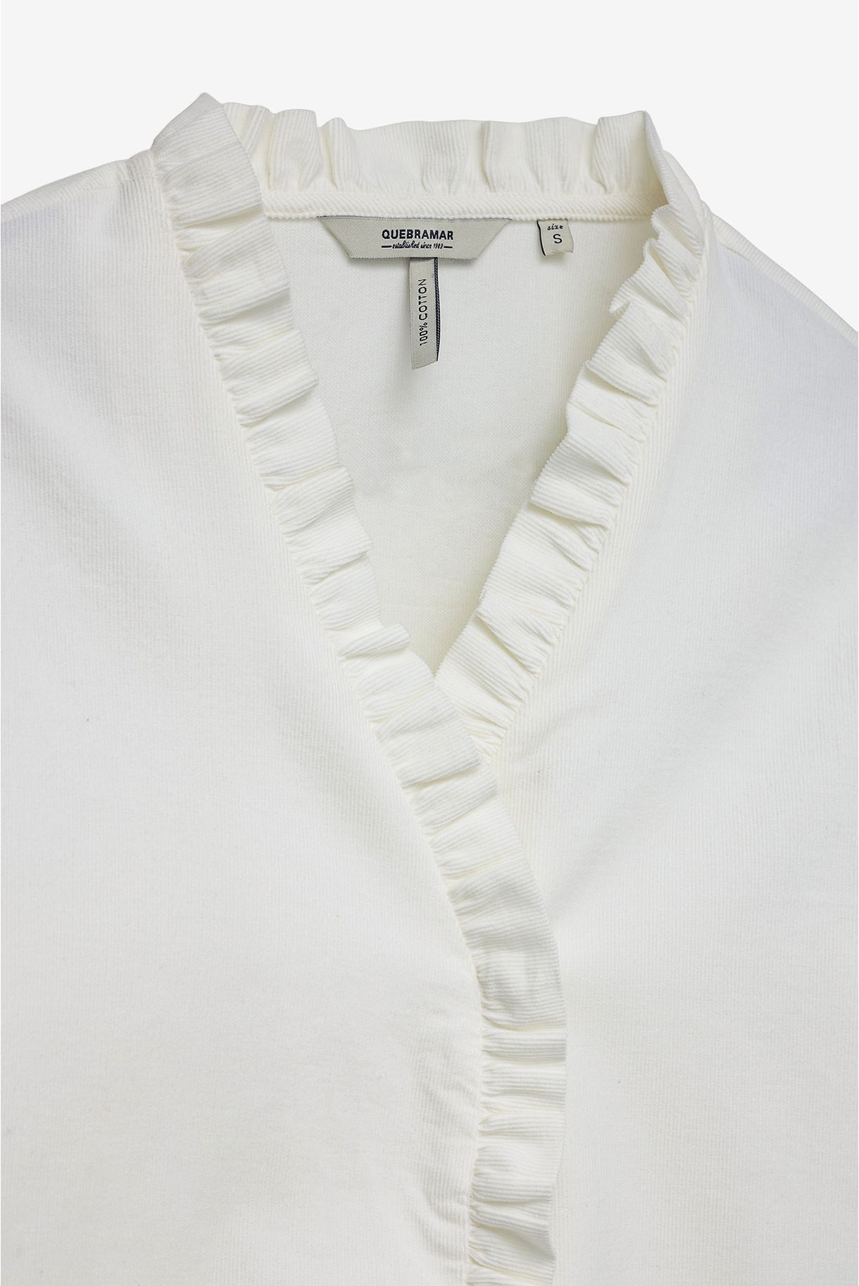 BOMBAZINA RUFFLE SHIRT