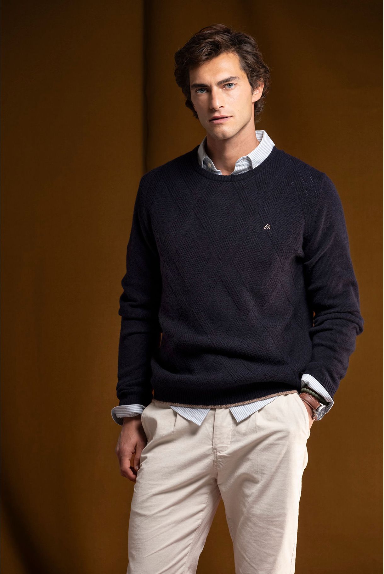 SWEATER WITH WOOL STRUCTURE