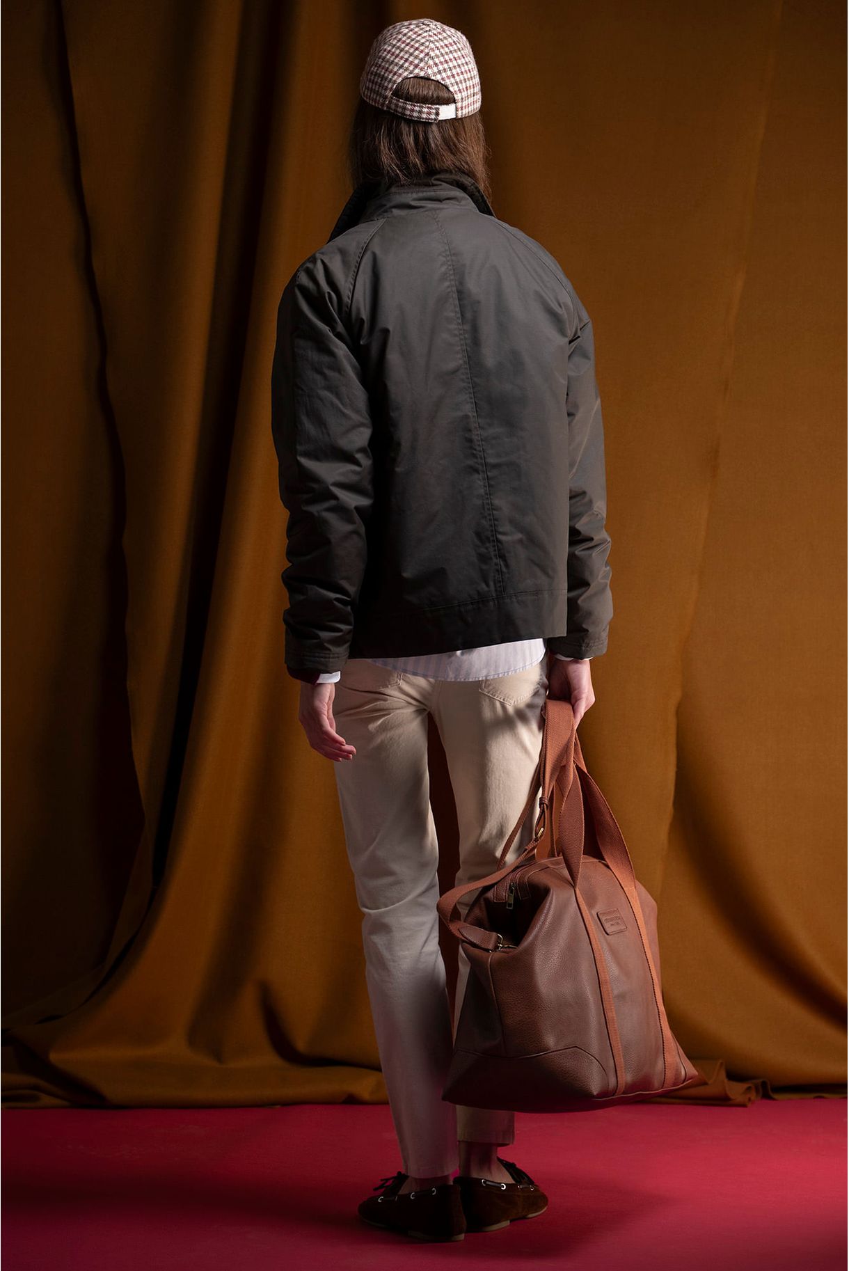 SLIM FIT BOMBAZINE PANTS