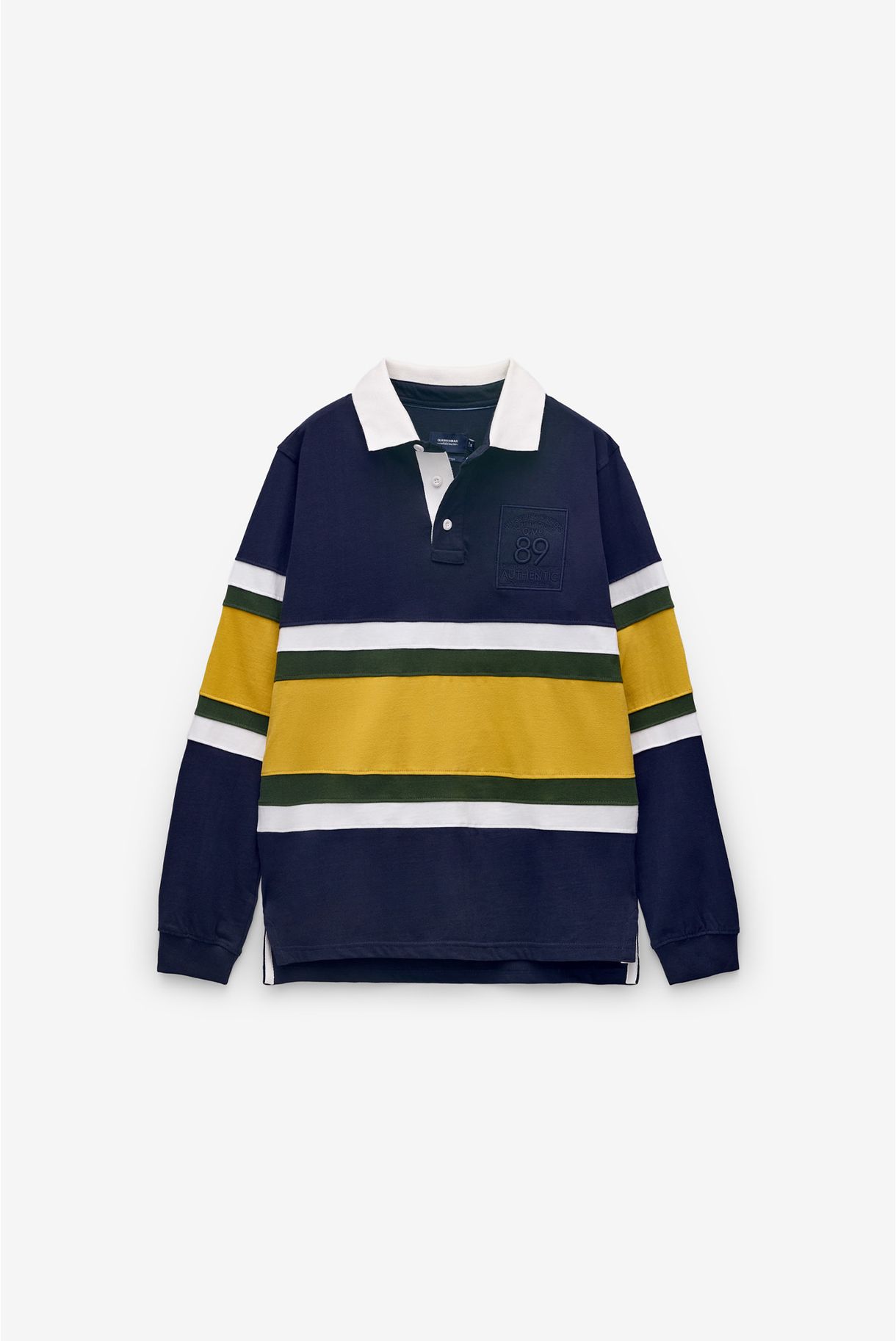 STRIPED RUGBY POLO