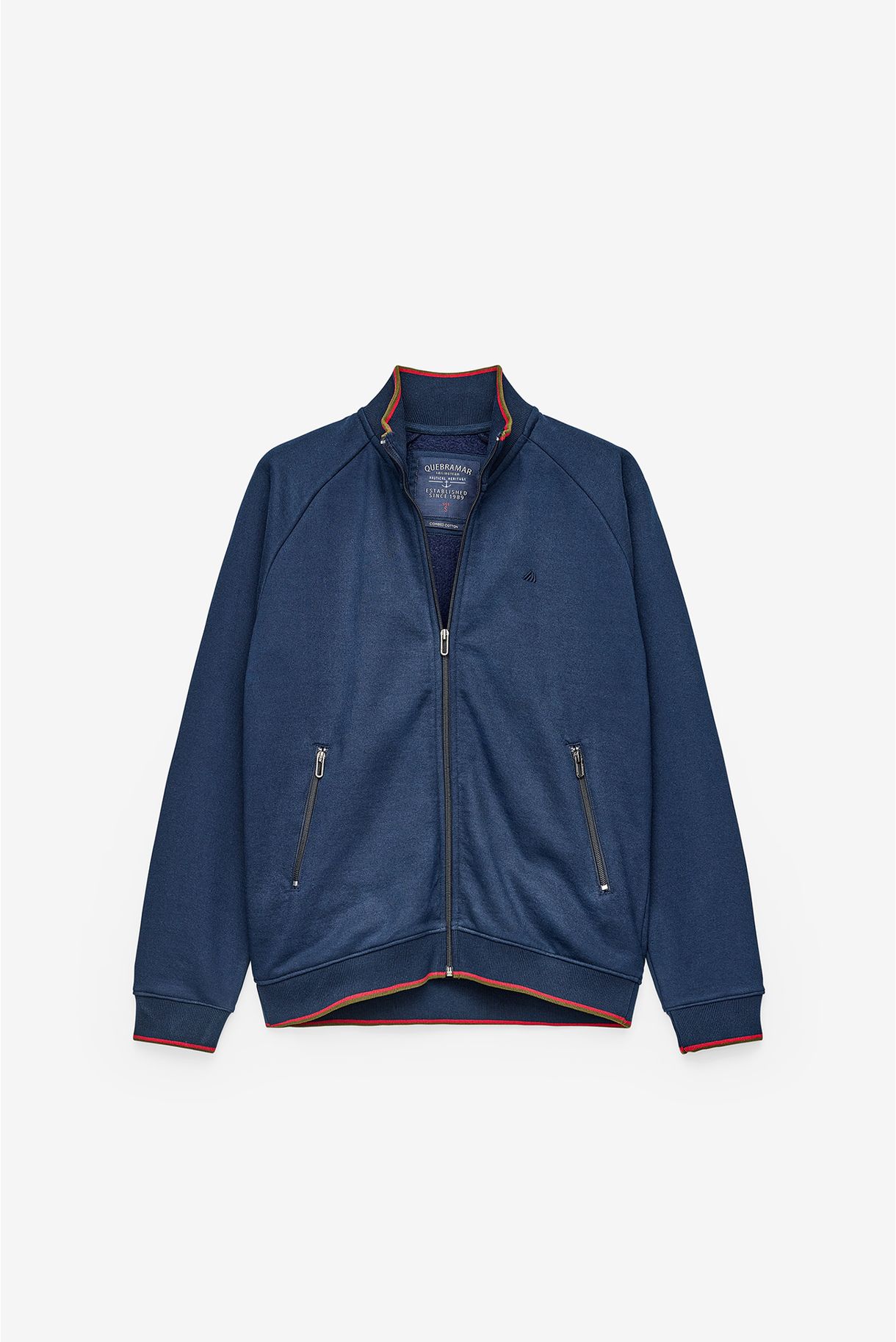 CASACO SWEAT COM FECHO