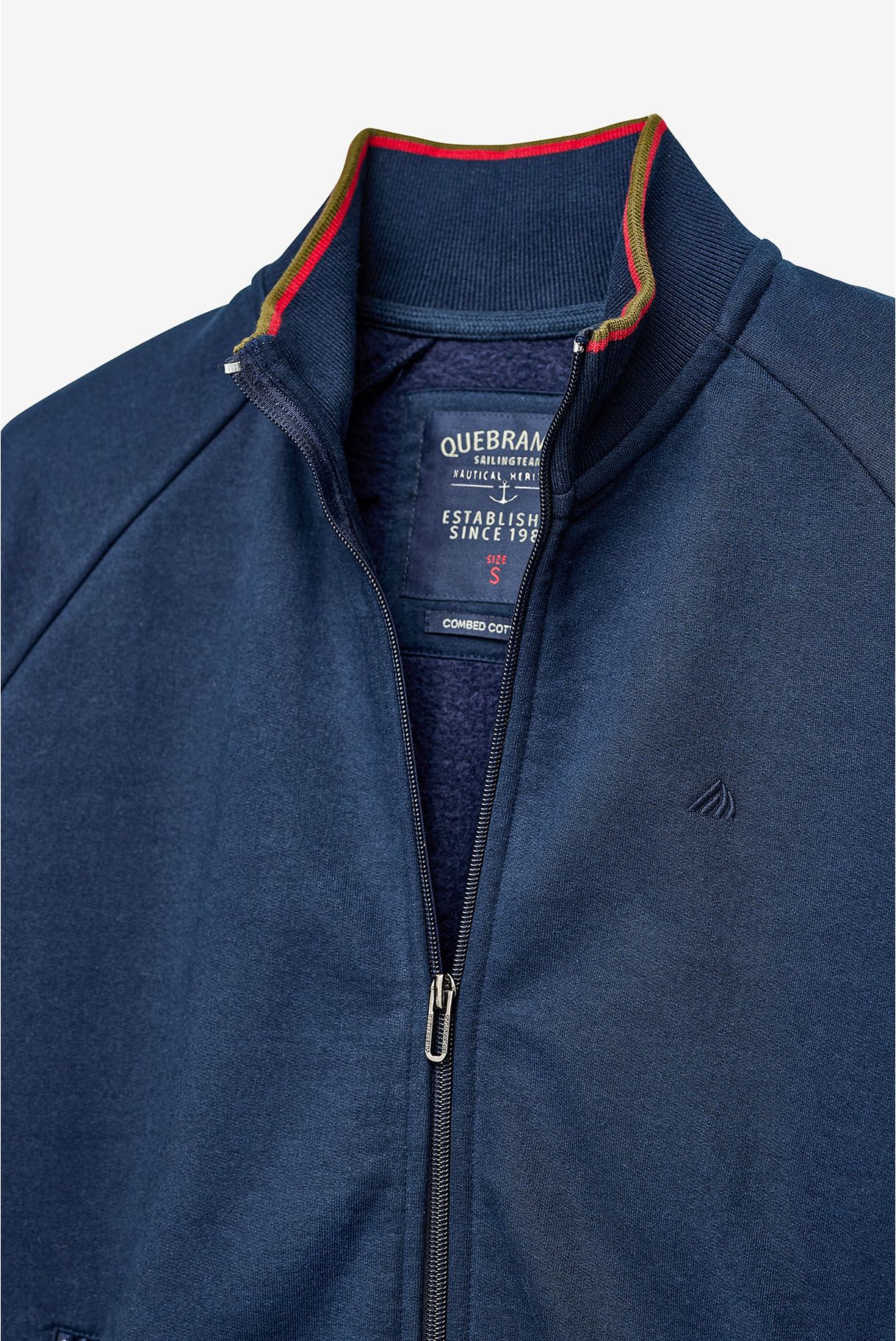 CASACO SWEAT COM FECHO