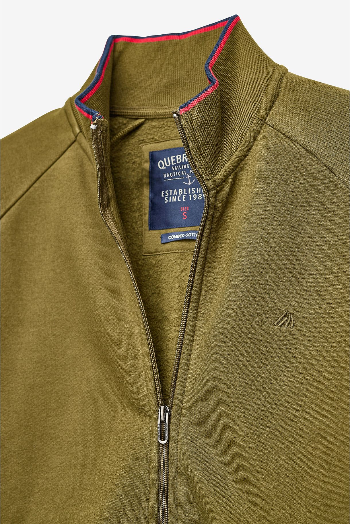 CASACO SWEAT COM FECHO