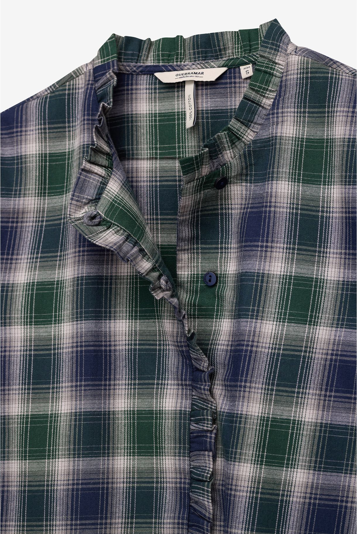 CAMISA COM GOLA MAO EM XADREZ