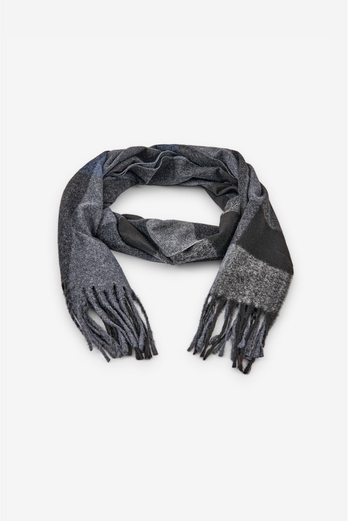 SCARF IN GRAY TONES