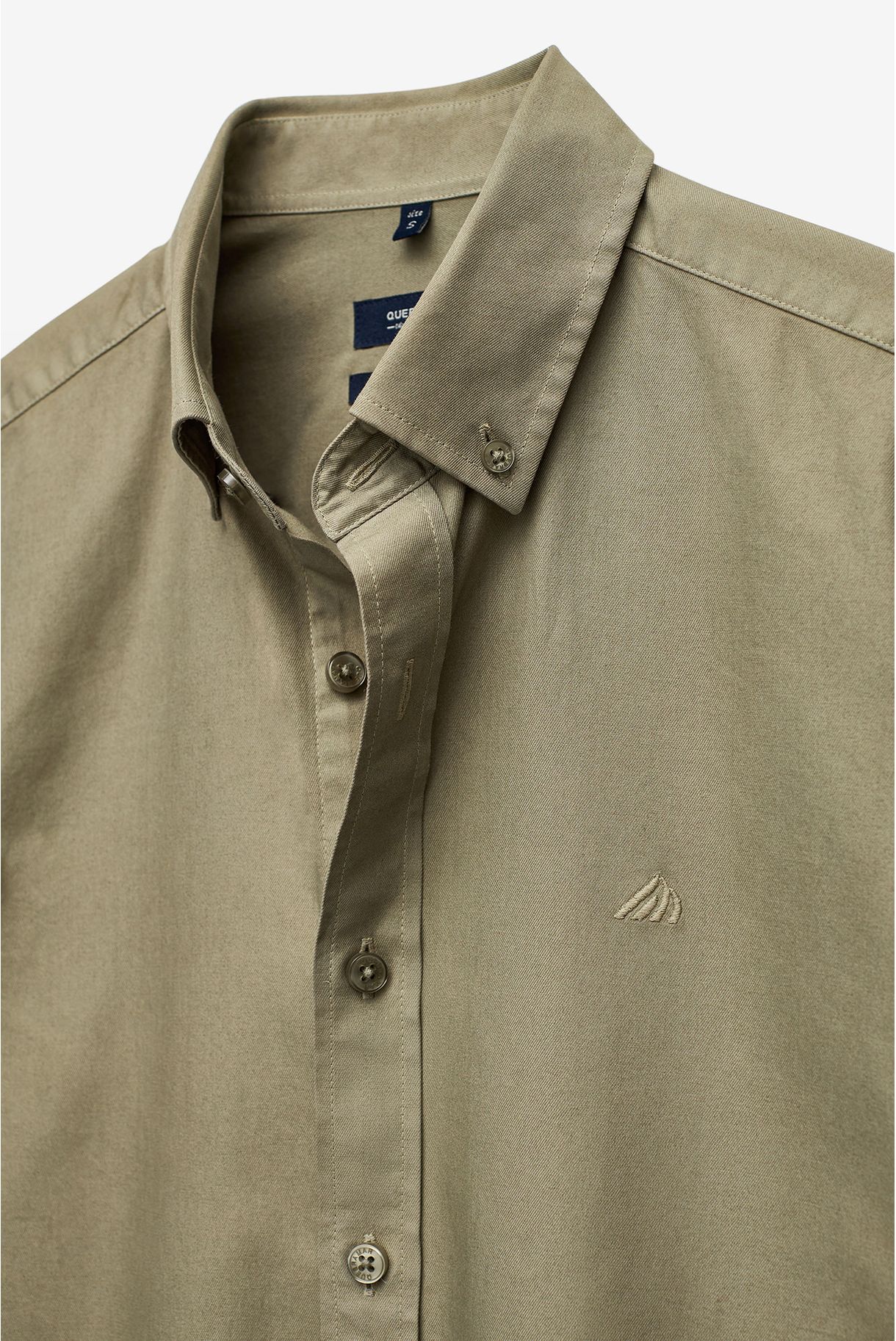 CAMISA SLIM FIT EM SARJA LAVADA